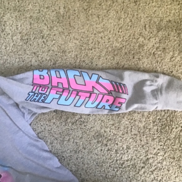 Back to the future cropped long sleeve - Picture 2 of 4